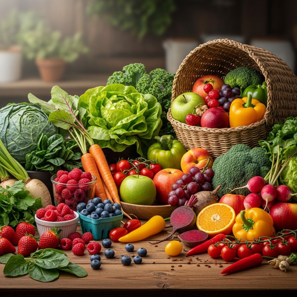 Save money and enjoy fresher produce by shopping seasonally all year long with this handy guide.