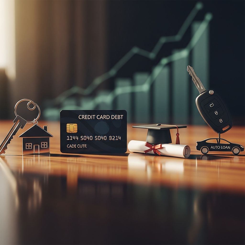 Get the jump on your New Year's debt resolution by refinancing these four common loans before December 31st for lower rates and savings.