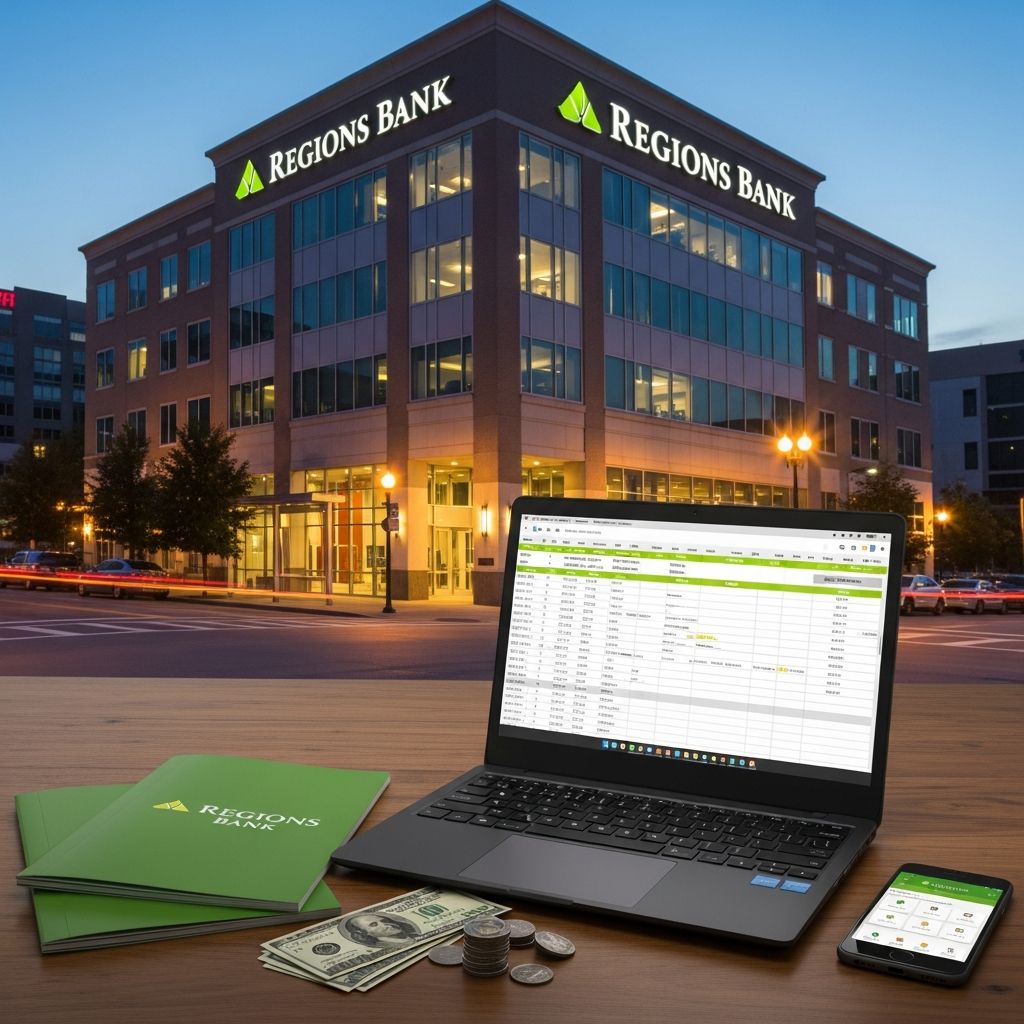 In-depth review of Regions Bank accounts, APYs, fees, tools, and customer experience for everyday banking customers.