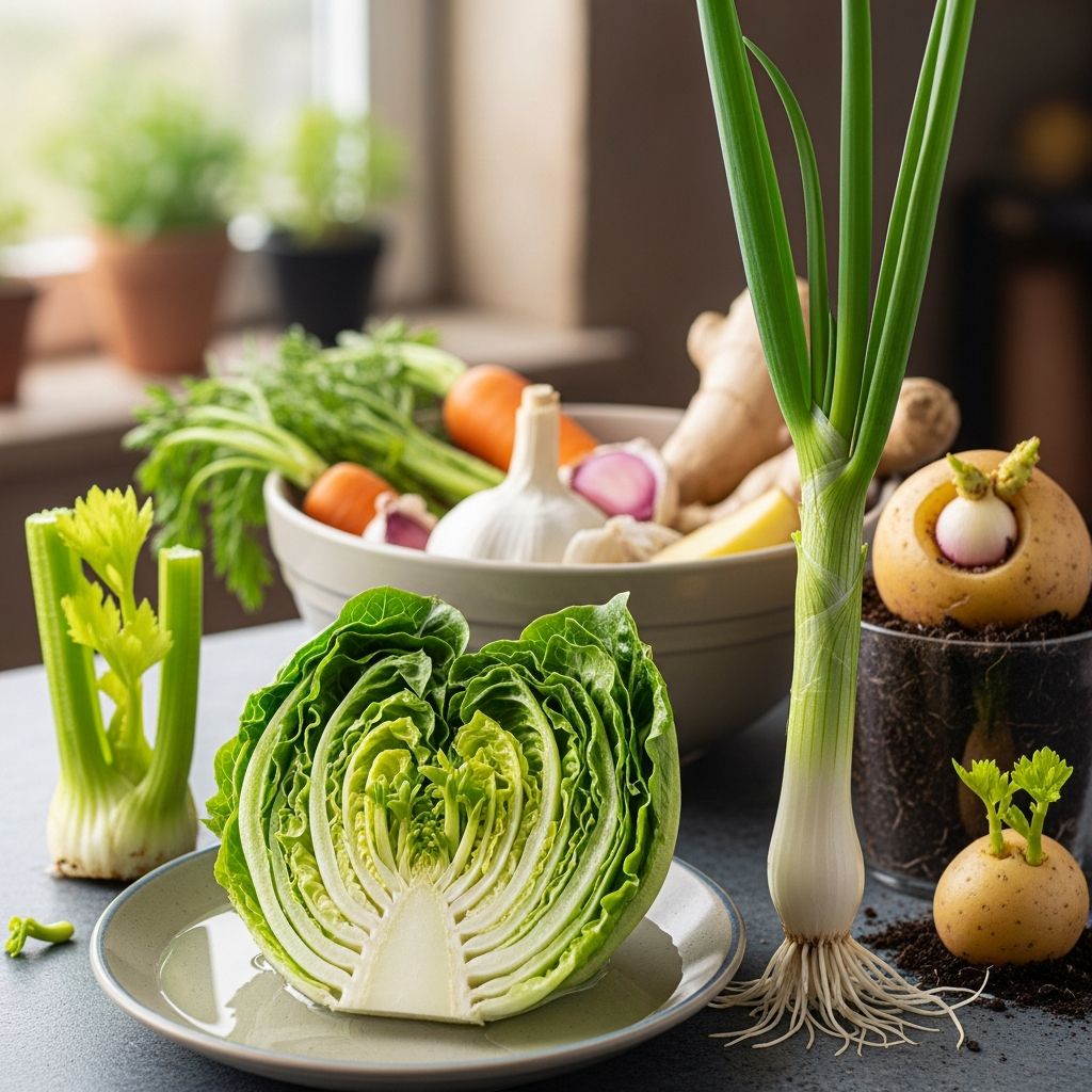 Transform kitchen scraps into fresh vegetables and save money while reducing food waste.