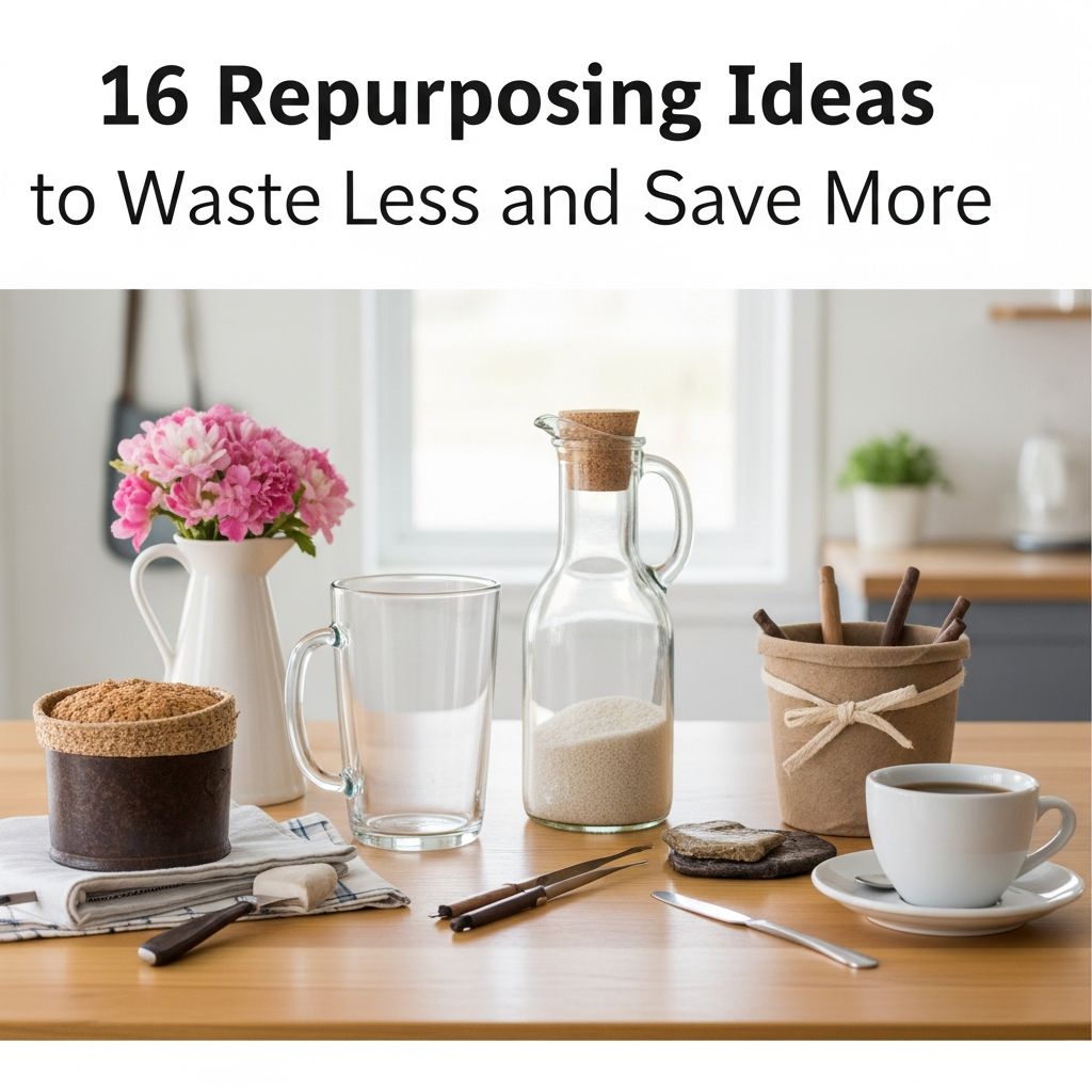 Transform everyday household items into practical tools to cut waste, save cash, and live more sustainably without spending a dime.