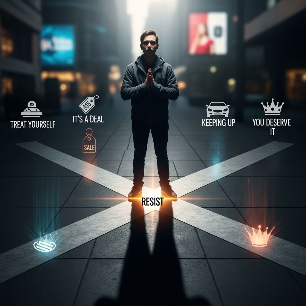 Master your spending habits by recognizing and overcoming the four most common money-spending rationalizations.