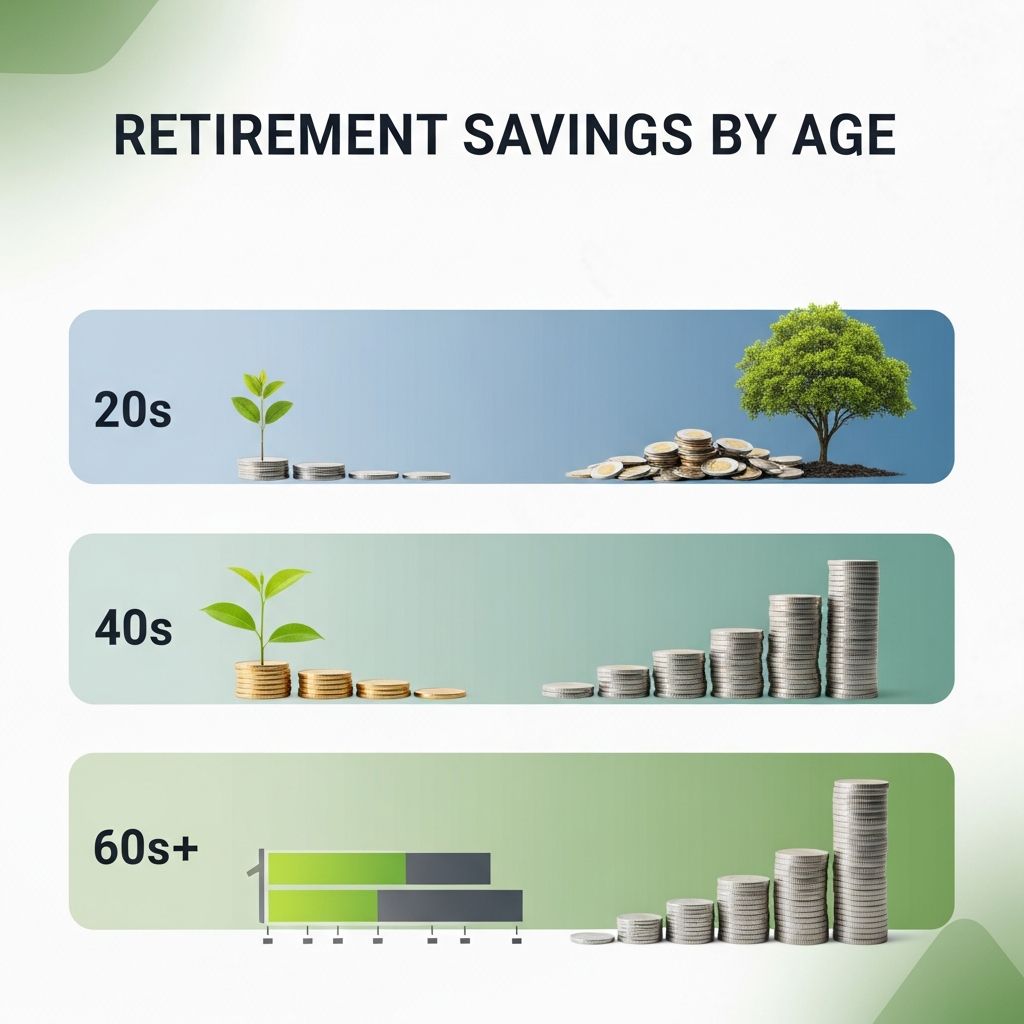 Discover retirement savings benchmarks by age, compare your progress, and learn strategies to meet goals for a secure future.