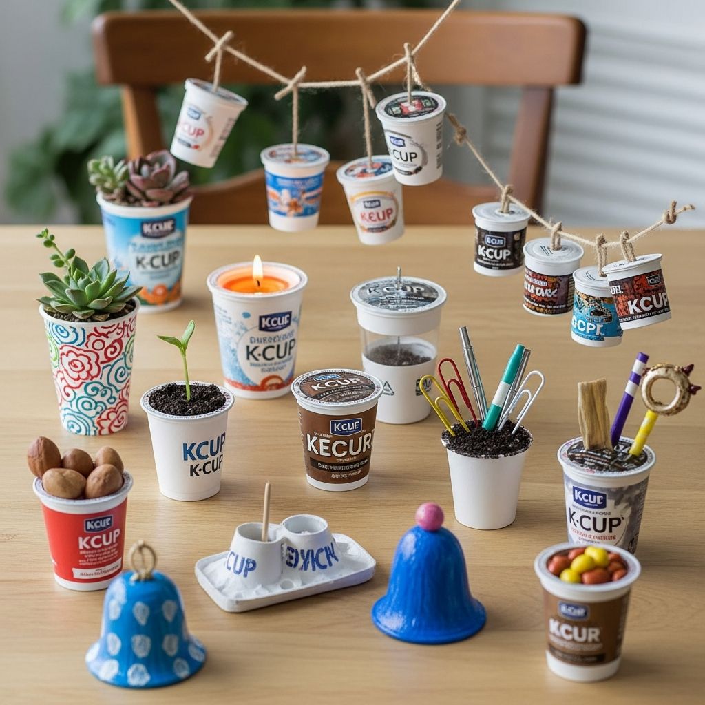 Transform used K-Cups into seed starters, crafts, organizers, and more to save money and reduce waste effectively.