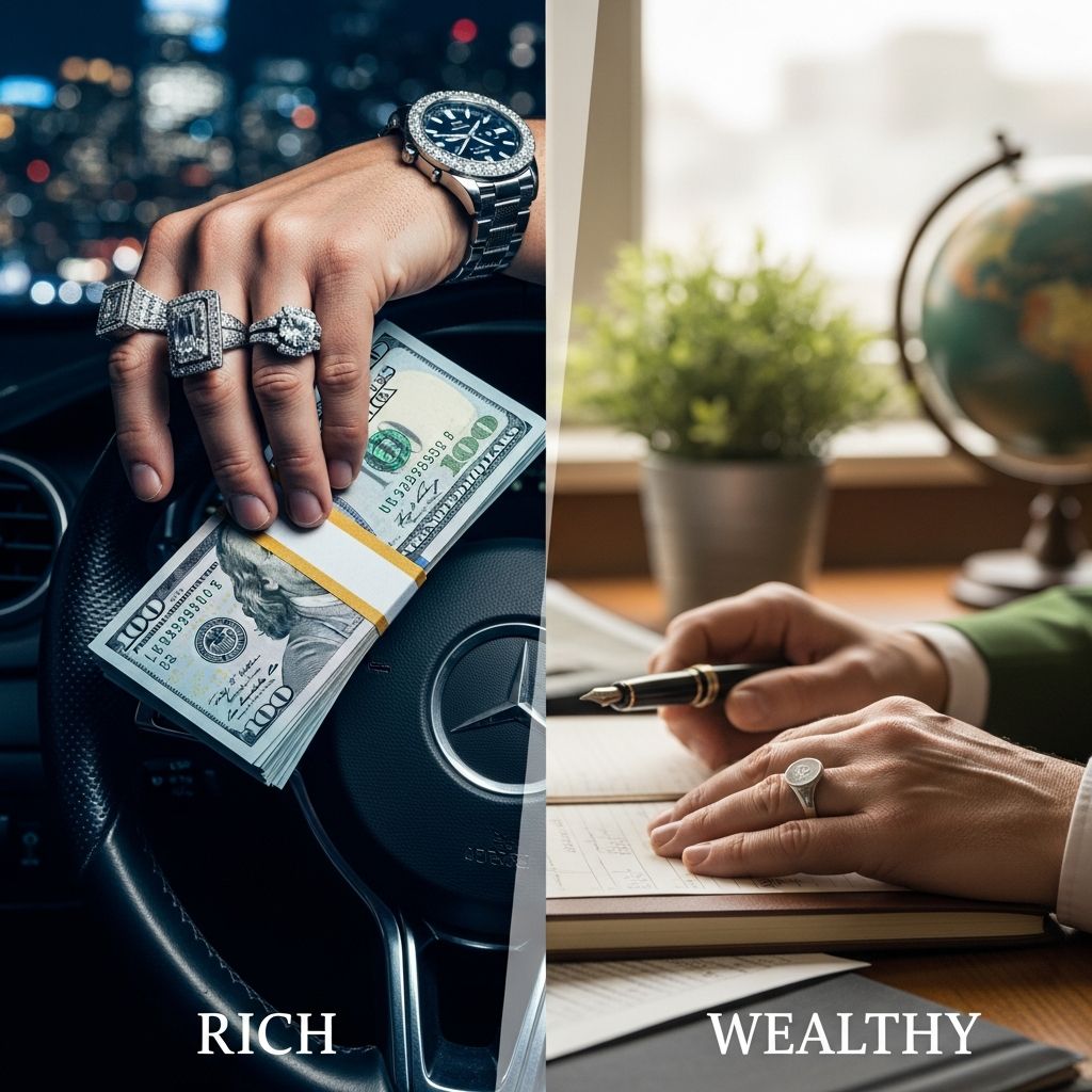 Discover the critical differences between being rich and being truly wealthy so you can build lasting financial freedom.