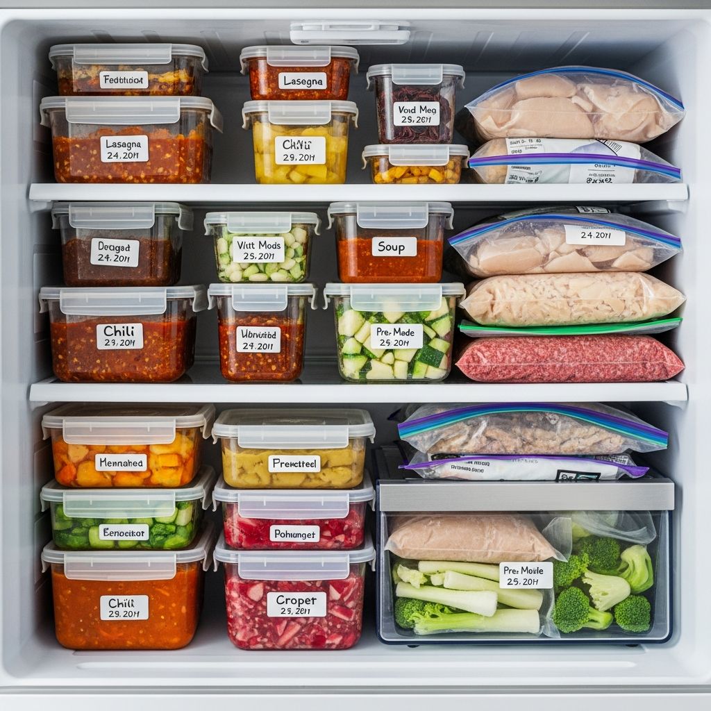 Master freezer cooking to slash grocery bills, cut food waste, and reclaim your time with delicious homemade meals ready when you need them.