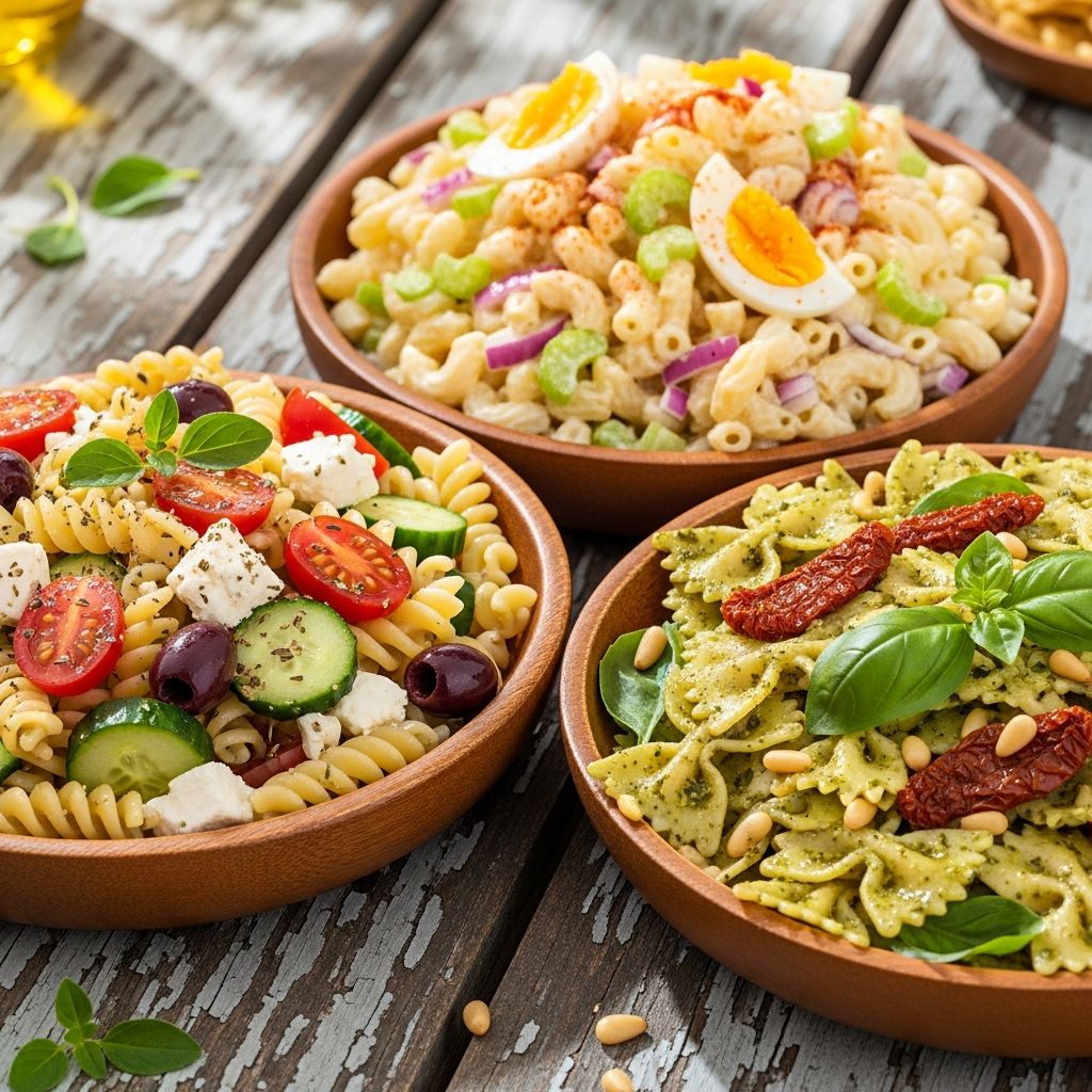 Delicious pasta salads with 6 ingredients or less, costing under $12 total. Perfect for potlucks, picnics, and budget-friendly meals that feed a crowd.