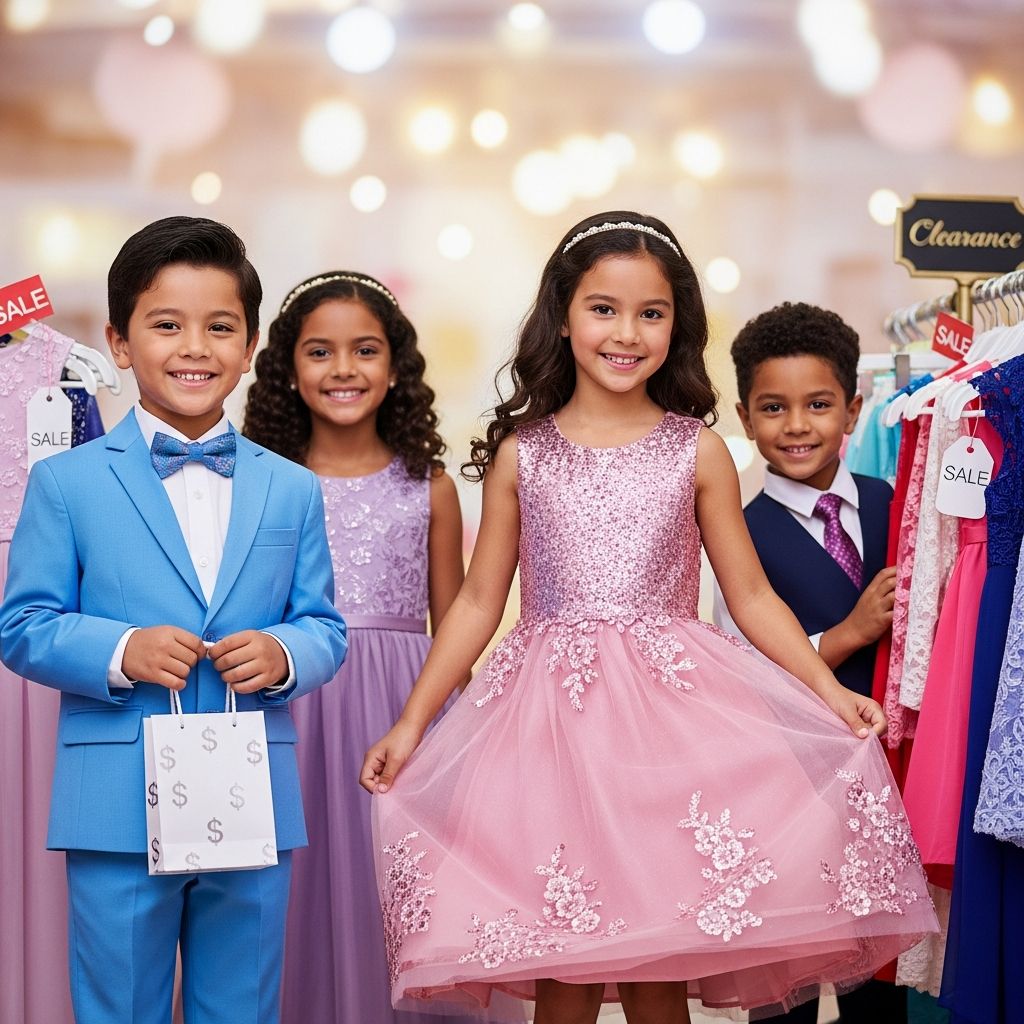 Budget-friendly strategies for dressing kids for weddings, concerts, and formal events without breaking the bank.