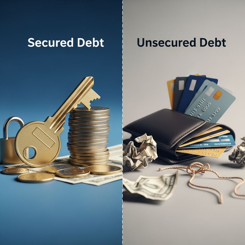 Learn how secured and unsecured debt consolidation loans differ so you can choose the option that safely reduces interest and simplifies repayment.