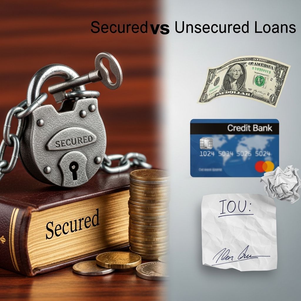 Understand the key differences between secured and unsecured loans to make the best borrowing decision for your financial needs.