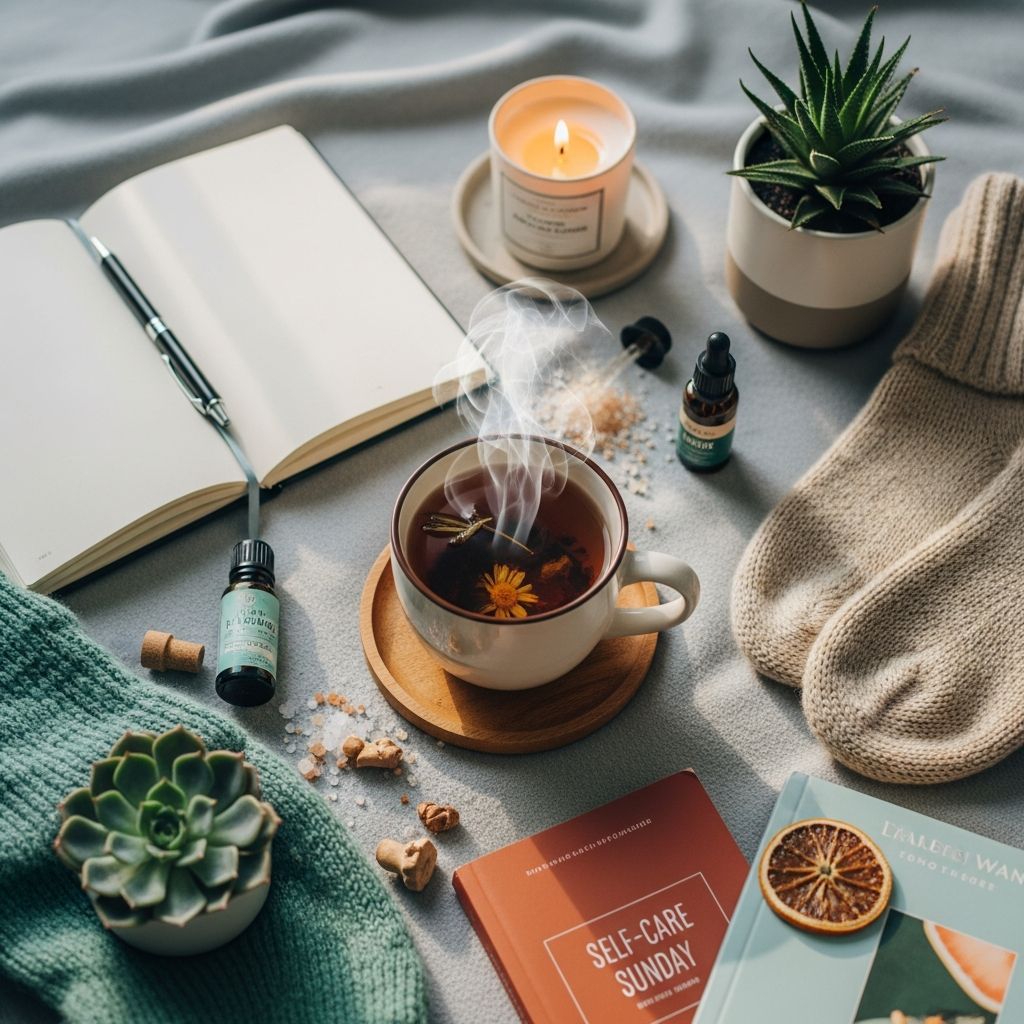 Learn how to build a realistic, budget-friendly Self-Care Sunday routine that supports your mental, physical, and financial wellbeing.