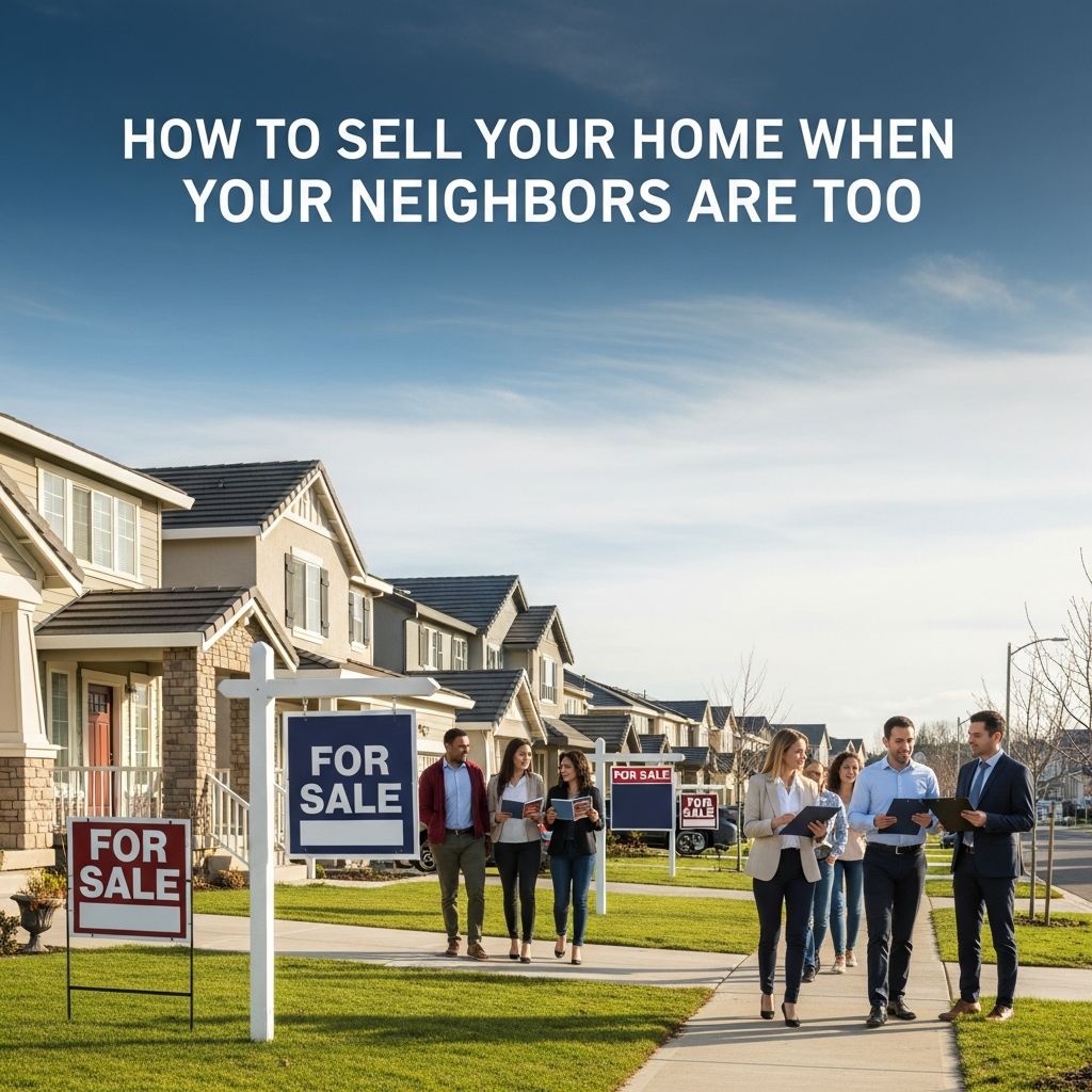 Practical strategies for selling your house despite challenging neighbor situations and behaviors.