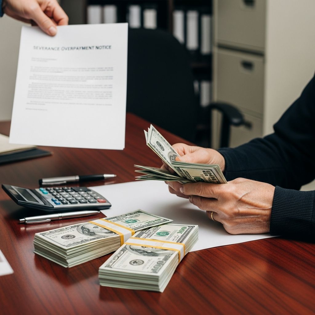 Navigate severance overpayment demands with practical steps and legal insights.