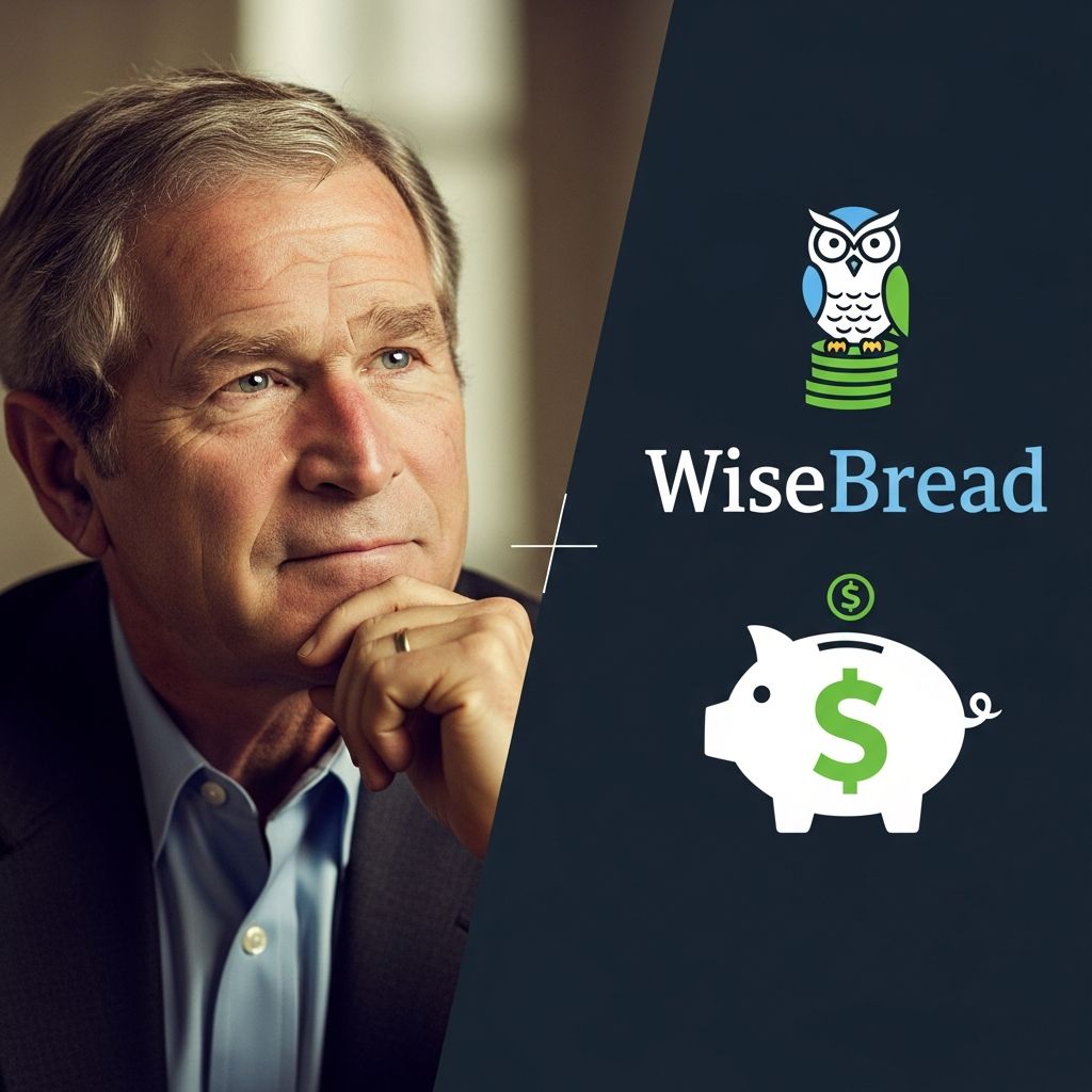 Exploring whether former President George W. Bush's fiscal policies align with WiseBread's frugal living principles and if he should contribute articles.