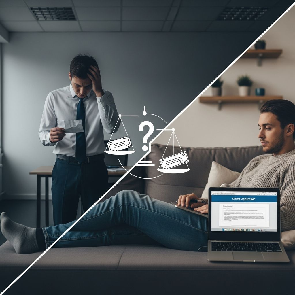 Unemployment benefits versus a lower-paying job: expert insights on whether accepting less pay now leads to better opportunities later.