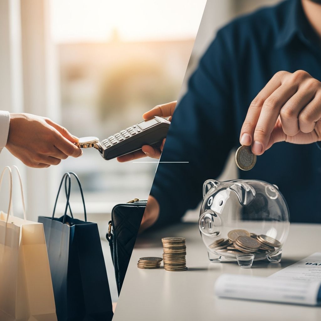 Explore the delicate balance between enjoying life's pleasures today and securing financial stability for tomorrow's uncertainties.