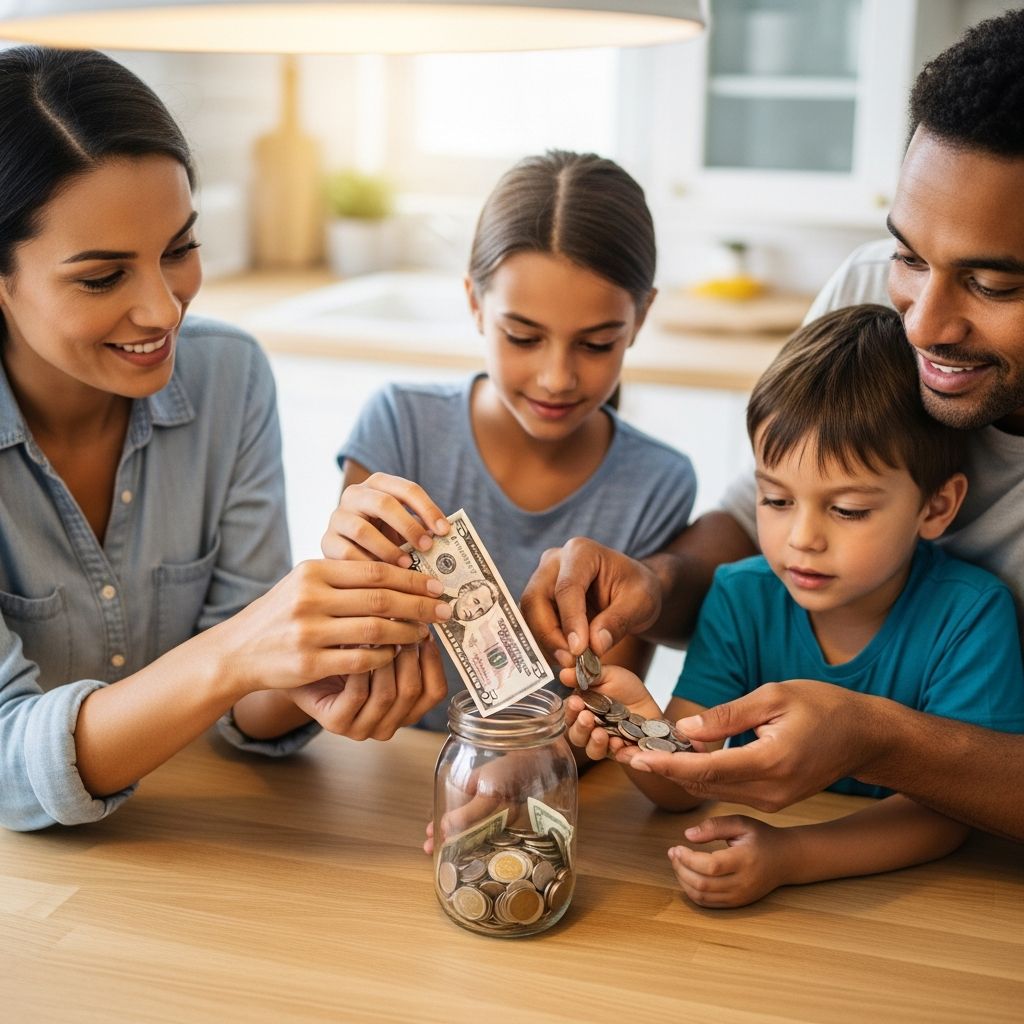Explore the pros, cons, and practical strategies for involving children in family financial goals to build responsibility and unity.