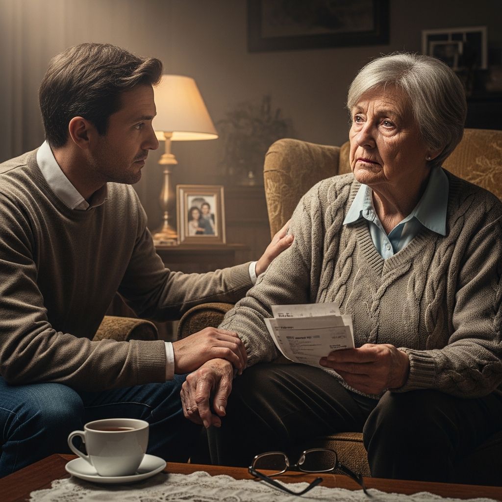 Recognize key warning signs that your aging parents may need help managing their finances to protect their security and independence.