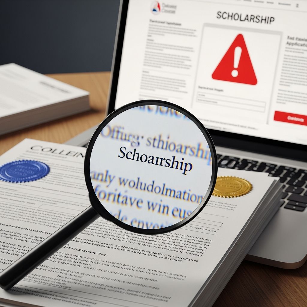 Learn to identify and avoid scholarship scams that target students seeking college funding with these essential red flags and tips.