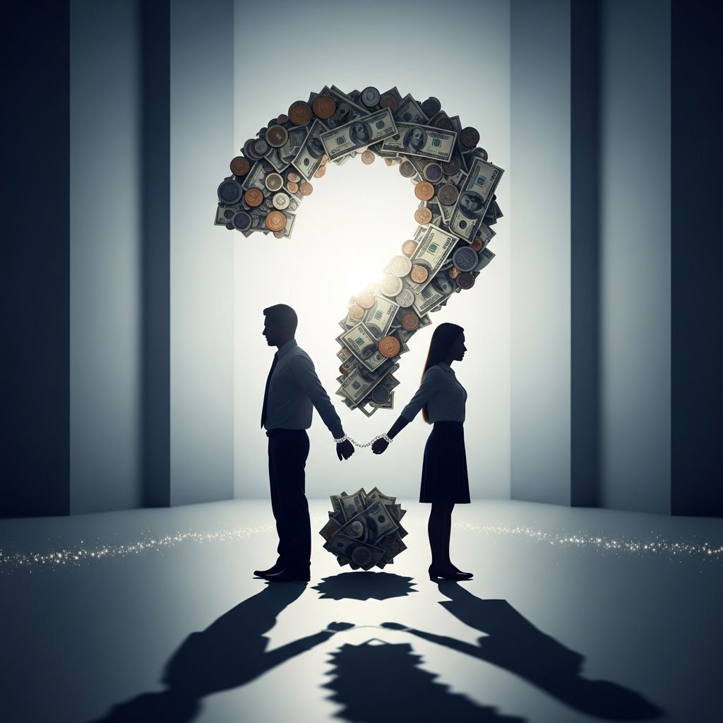 Uncover the truth about marital debt responsibility: premarital, joint, and state laws that determine who pays what in marriage.