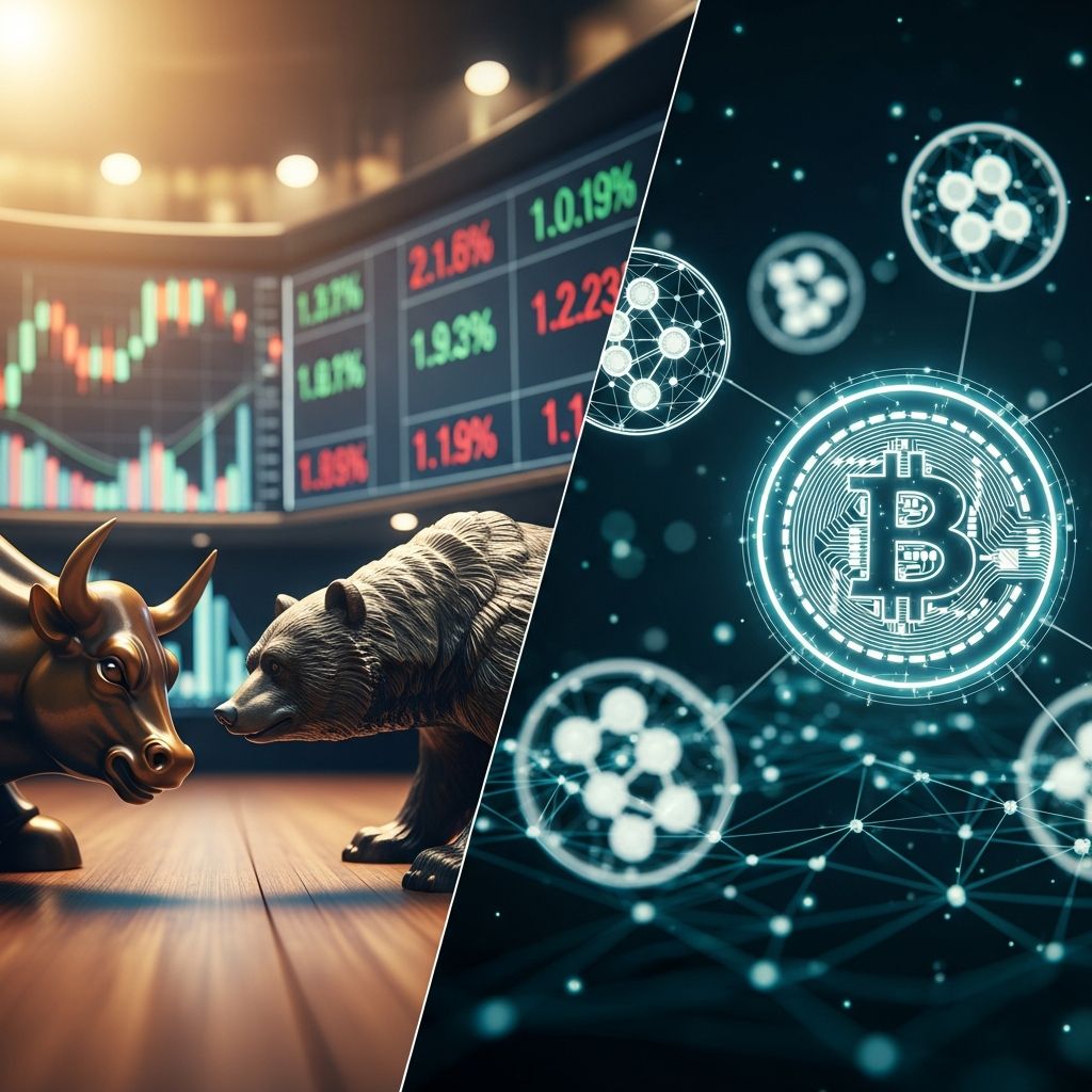 Comparing stocks and cryptocurrency: risks, returns, regulations, and strategies for smart investing in 2026.
