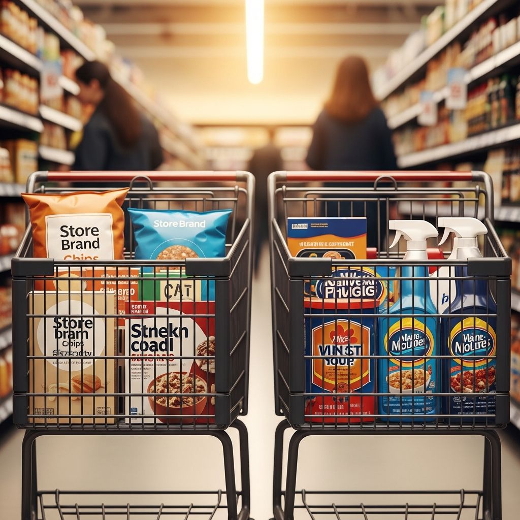 Uncover the truth behind store brands vs. name brands: save up to 30% without sacrificing quality in most cases.