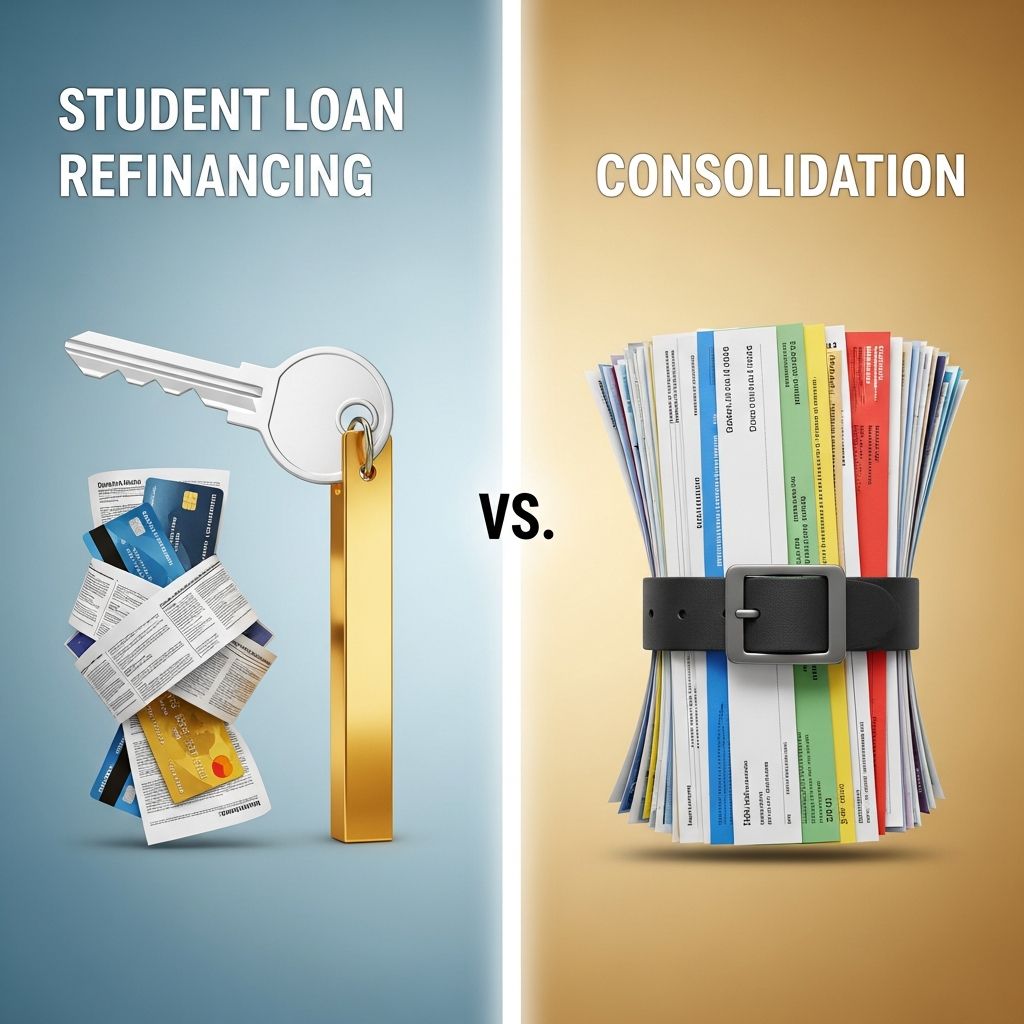 Understand when to refinance, when to consolidate, and how each option can change your interest, payments, and protections.