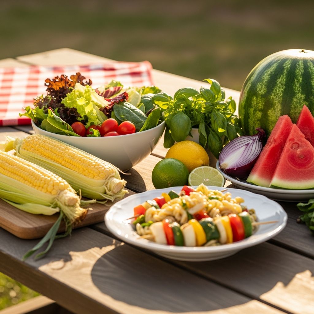Beat the summer heat with delicious, affordable meals using seasonal produce and smart shopping strategies to keep your grocery bill low.