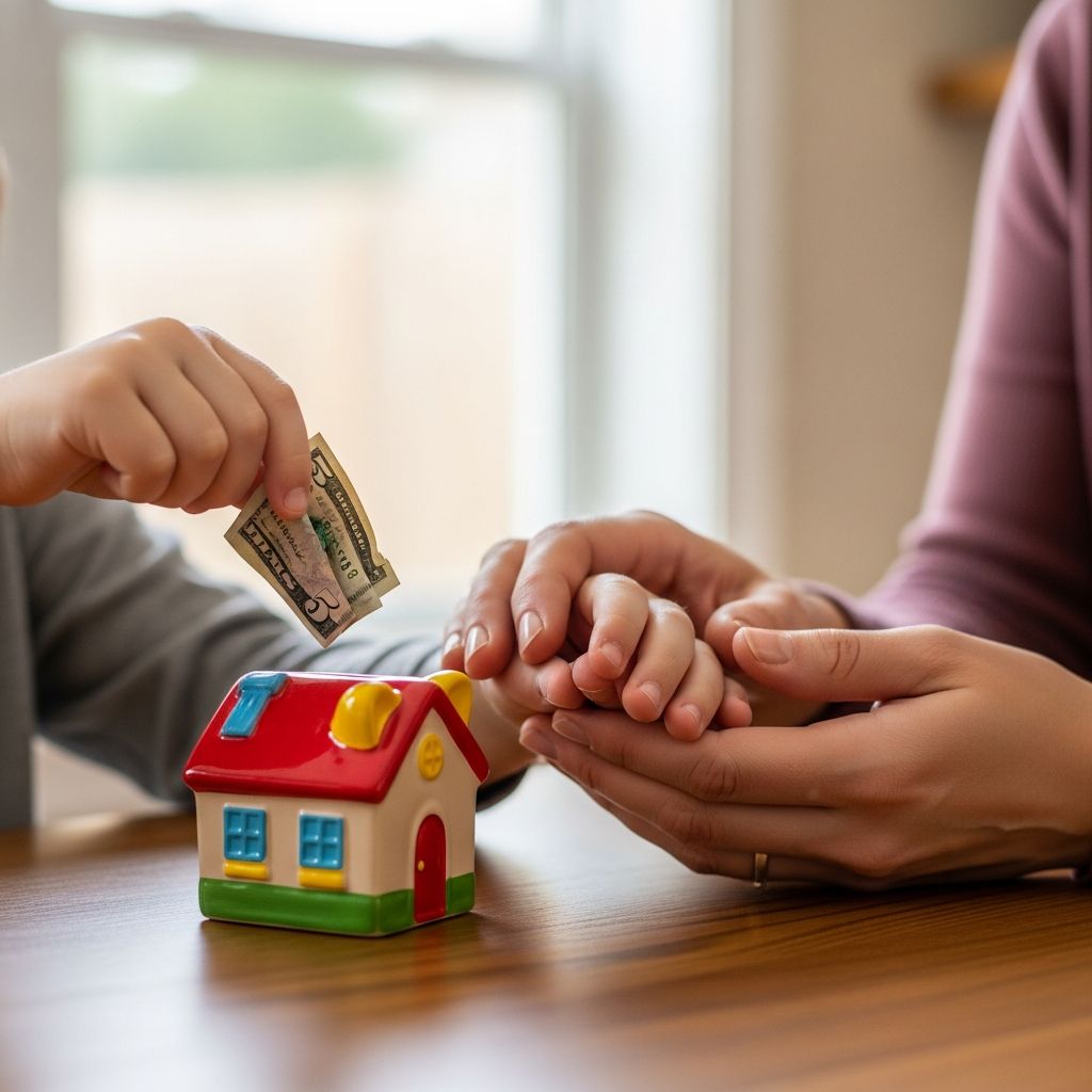 A creative mom's method of deducting 'rent' from her 5-year-old's allowance sparks debate on early financial lessons.