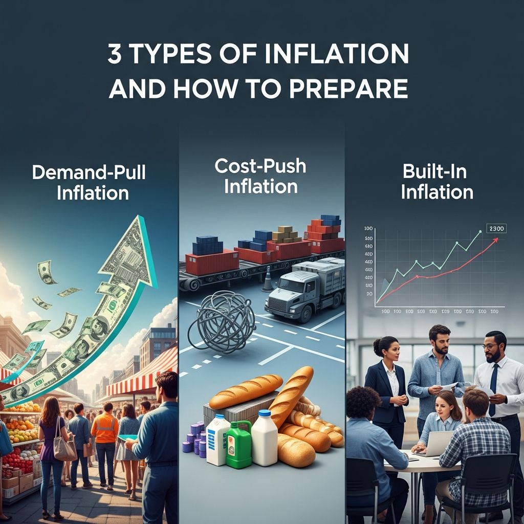 Master demand-pull, cost-push, and built-in inflation to protect your finances and purchasing power effectively.