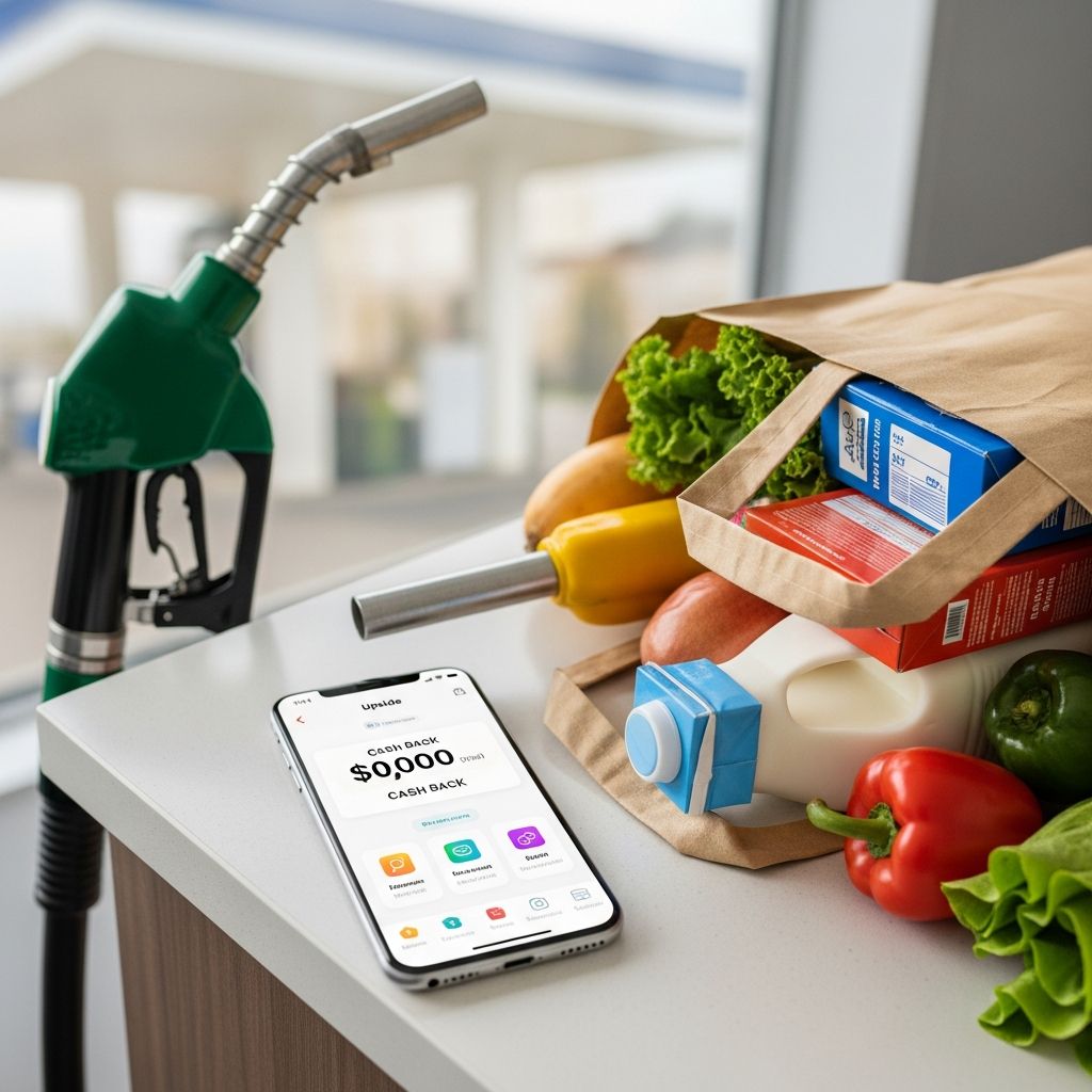 Upside App Review: Earn Real Cash Back on Gas & Groceries Discover how the Upside app lets you earn up to $290 yearly in real cash back on gas, groceries, and dining purchases.