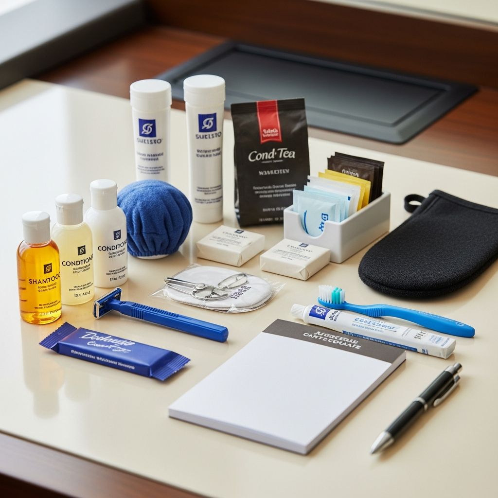 Discover 14 essential items hotels provide for free to enhance your stay and save money on forgotten essentials.