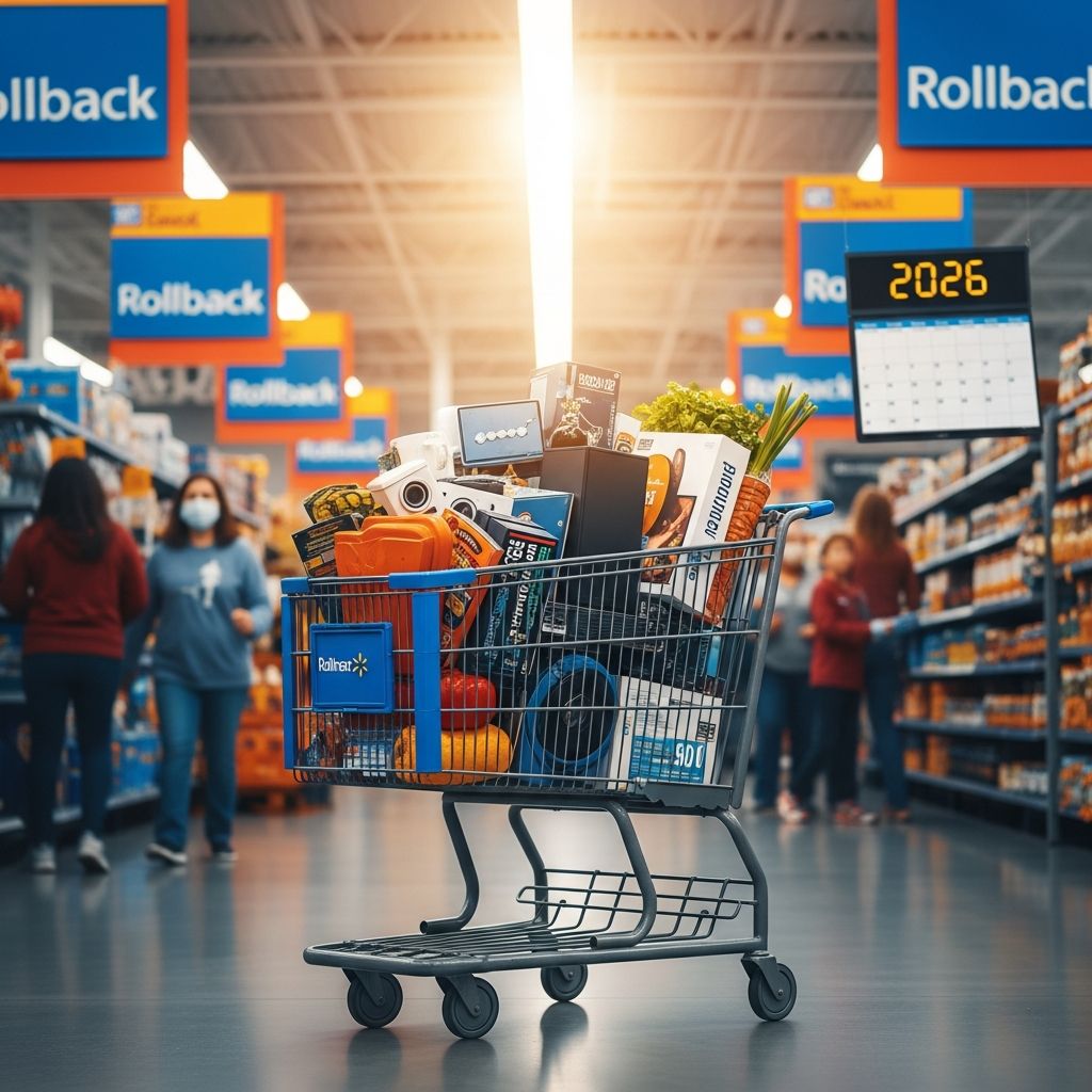 Discover Walmart's Rollback Days in 2026: Maximize savings with predicted sale dates, top deals, and expert tips for shoppers.