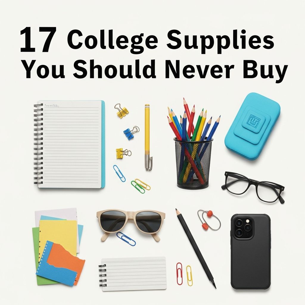 Skip these 17 overpriced college essentials to slash your freshman budget and keep more cash in your pocket this semester.