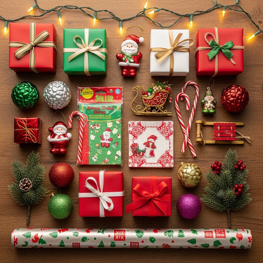 Discover smart dollar store buys for holiday decorations, gifts, wrap, cards, cleaning, and bakeware to save big without skimping on cheer.