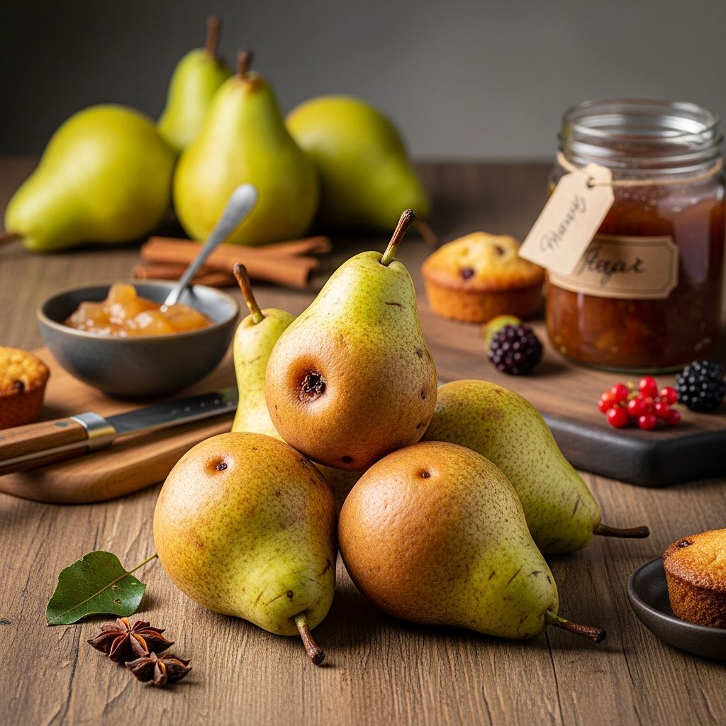 Don't toss those overripe pears! Turn them into delicious jams, sauces, baked goods, and more to save money and reduce waste.
