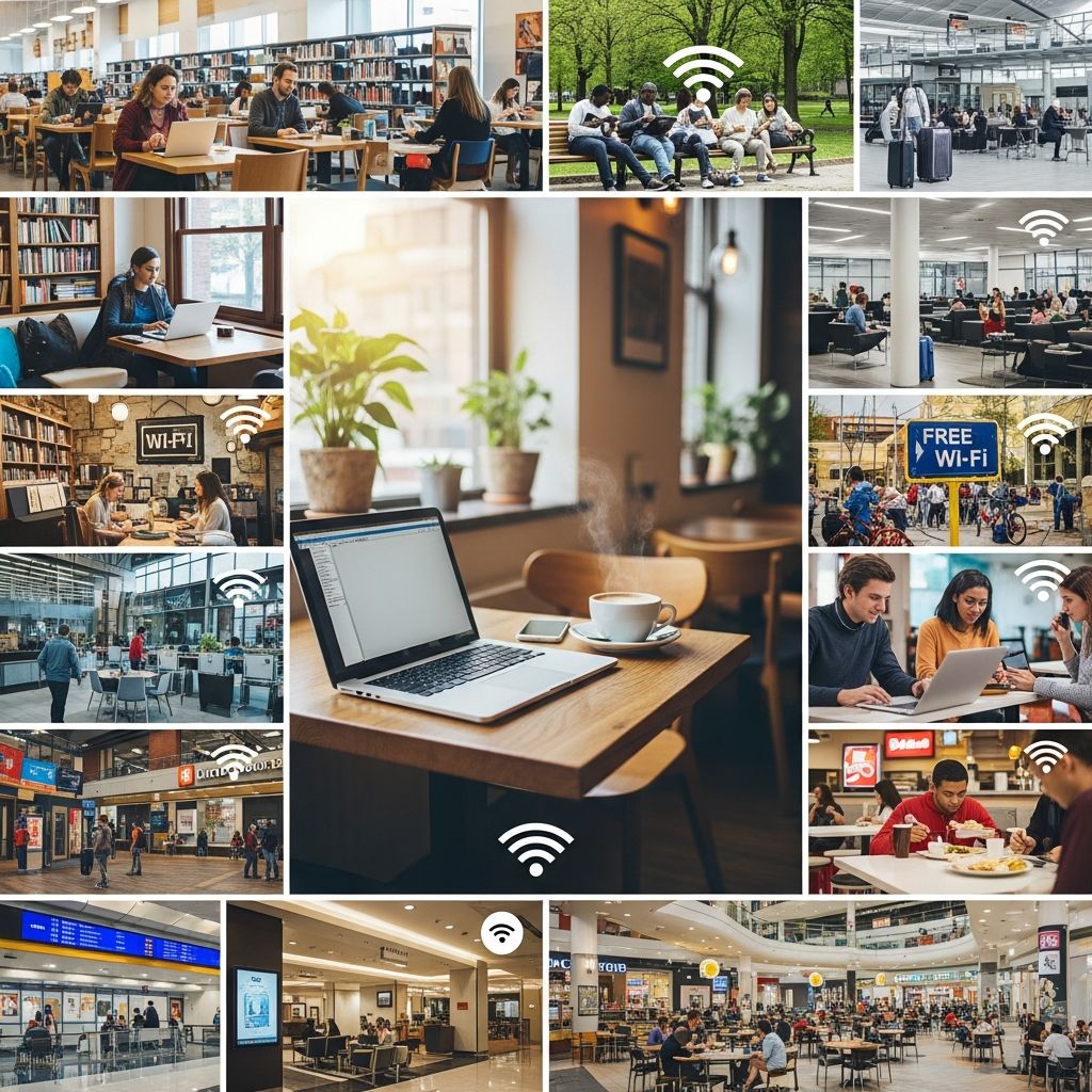 Discover 10 reliable spots for free Wi-Fi access, from libraries to apps, to stay connected without extra costs on the go.