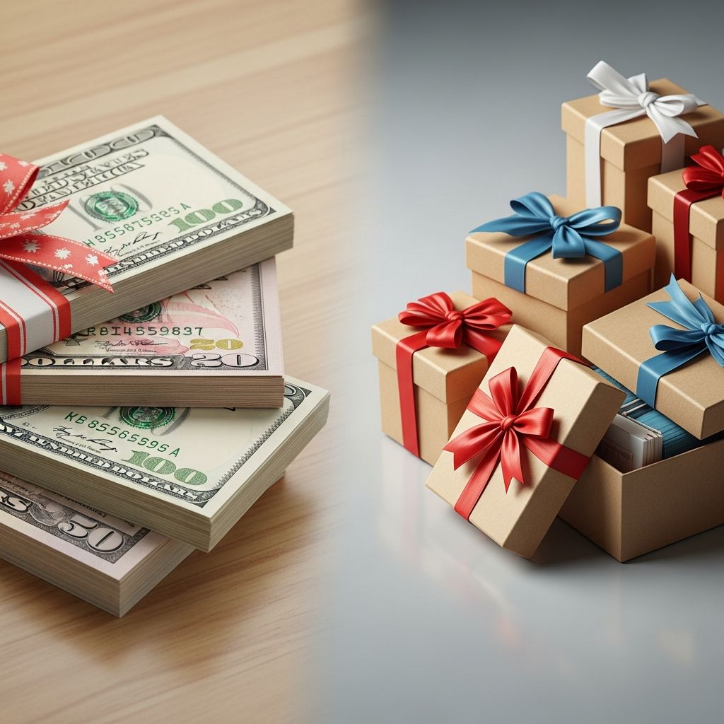 Economists argue cash gifts maximize value and efficiency over traditional presents—explore the data, deadweight loss, and when gifts still win.