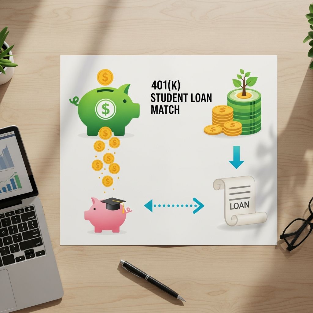 Discover how employers can match your student loan payments with 401(k) contributions, helping balance debt repayment and retirement savings.