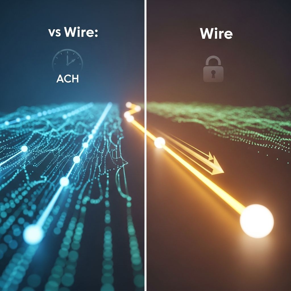 Discover how ACH and wire transfers compare in speed, cost, security, and ideal uses to optimize your payment choices effectively.