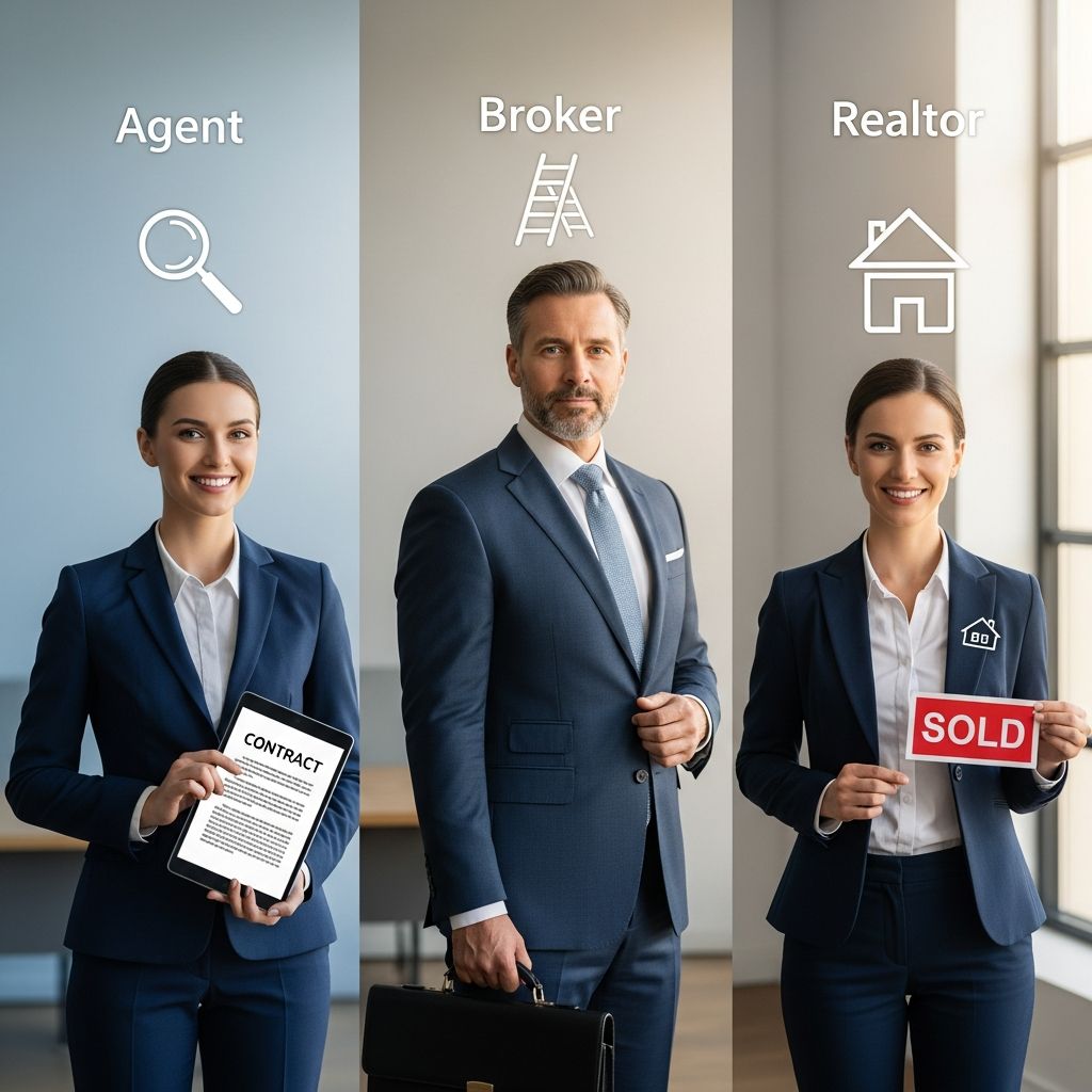 Unlock the distinctions between real estate agents, brokers, and Realtors to make informed choices when buying or selling property.