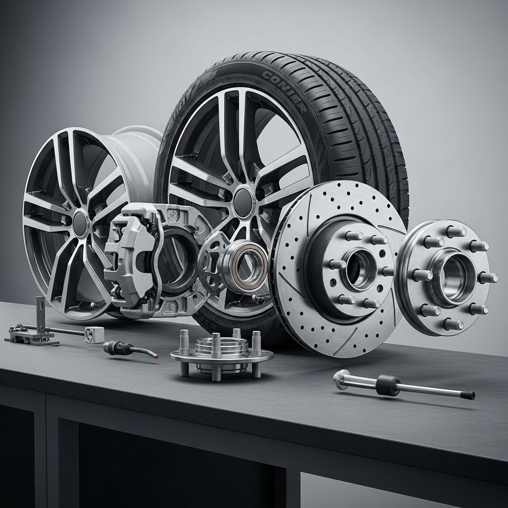 Learn the essential differences between wheels, rims, and tires for better vehicle maintenance.