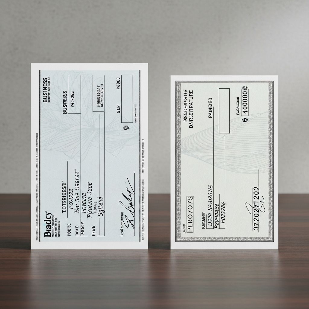 Discover key differences between business and personal checks to streamline your finances, simplify taxes, and enhance professionalism in every transaction.