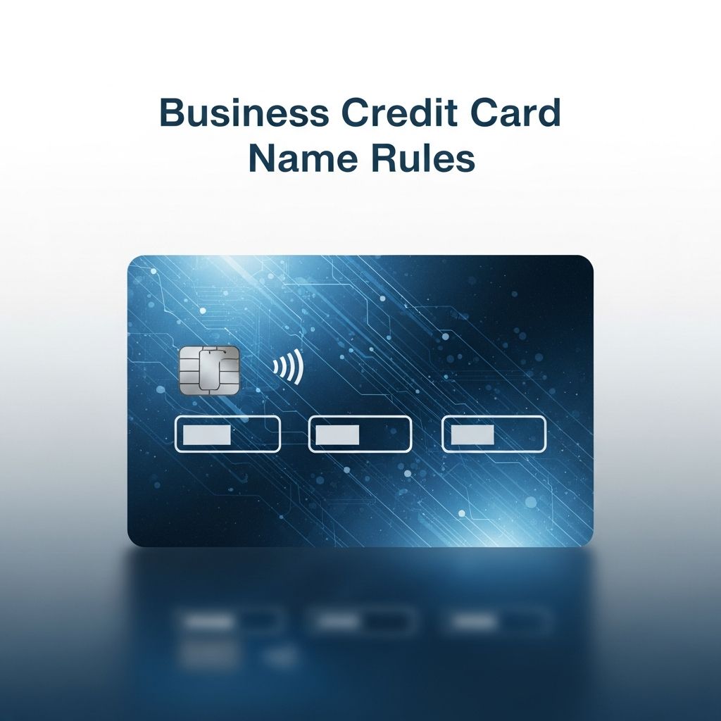 Understand how to properly name your business when applying for a credit card to avoid delays and ensure smooth approval.