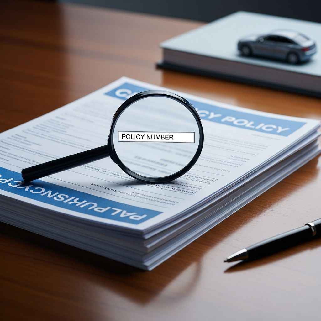 Unlock the secrets of your car insurance policy number: where to find it, why it matters, and how to use it effectively for claims, traffic stops, and more.