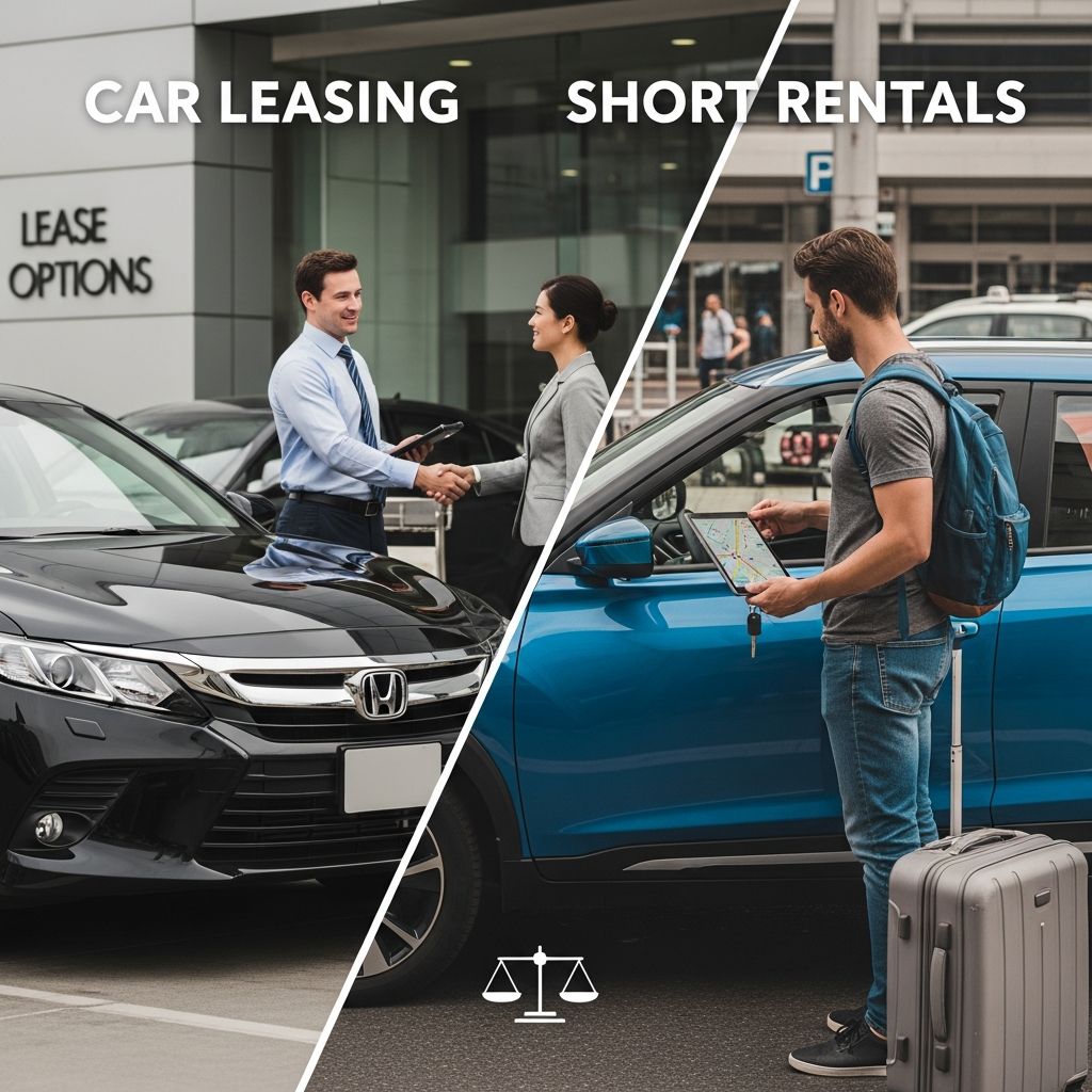 Understand the key differences between leasing and renting to find the right vehicle option for your needs.