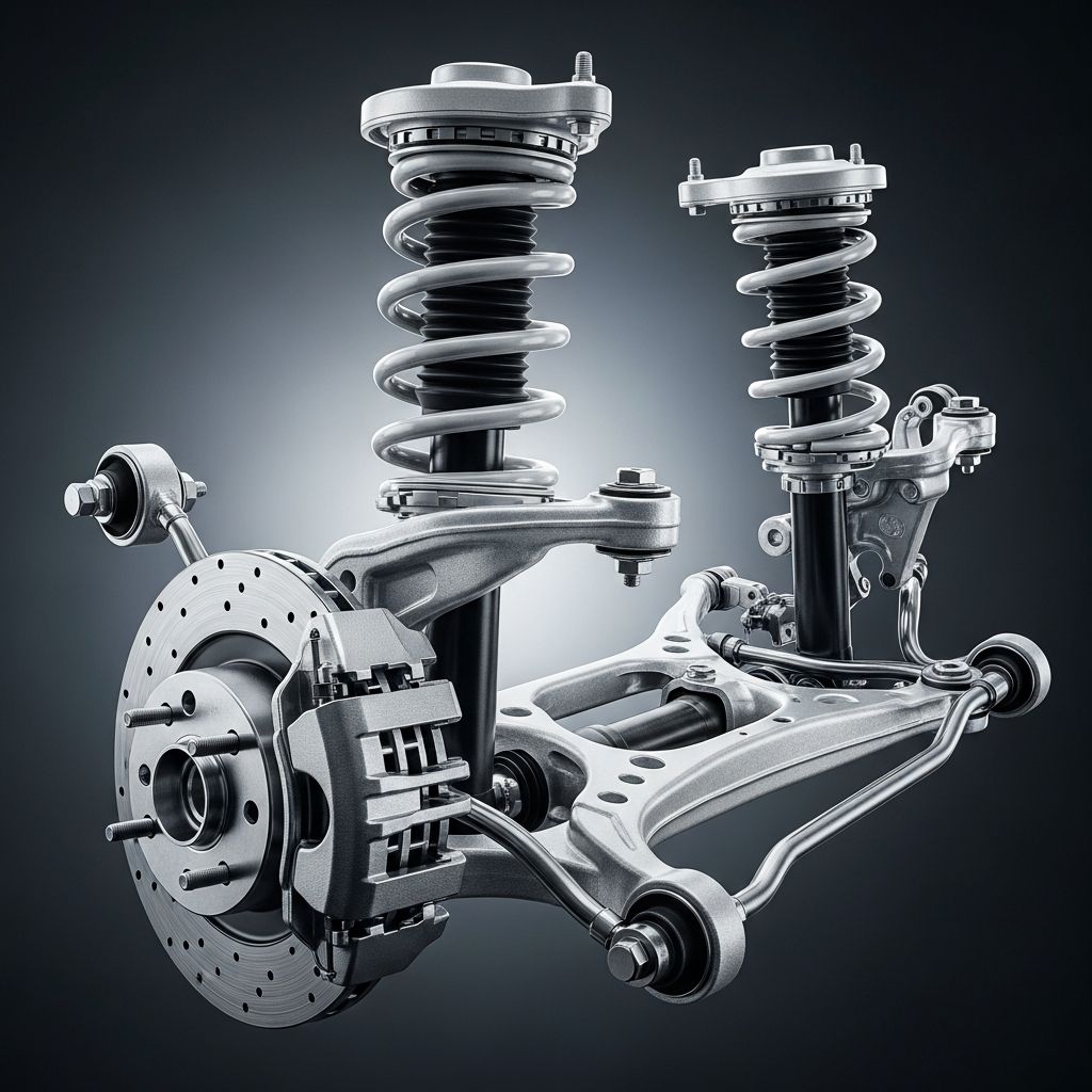 Master your vehicle's suspension: components, types, signs of wear, maintenance tips, and upgrades for optimal ride quality and safety.