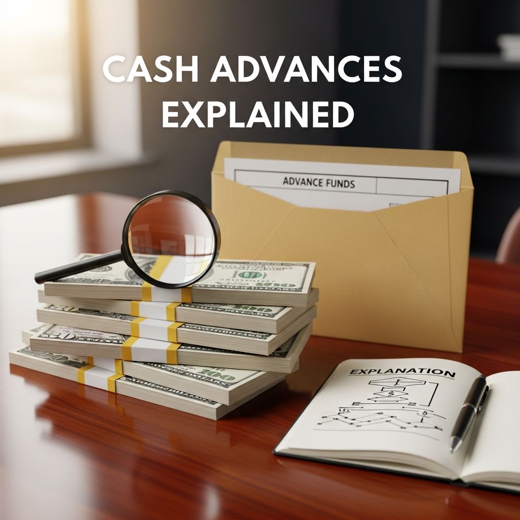 Discover the essentials of cash advances, from credit card withdrawals to business options, and learn why they can be costly.
