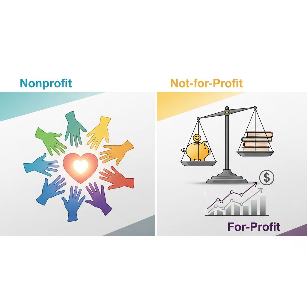 Explore the key distinctions between nonprofit, not-for-profit, and for-profit charities to make informed giving and investment decisions.