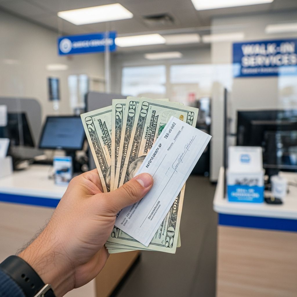 Discover practical solutions for depositing and cashing checks when you lack traditional banking access.